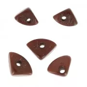 Chips de Tagua 10 mm Marrón x 5