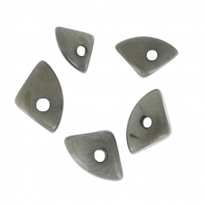 Chips de Tagua 10 mm Gris x 5