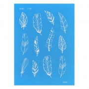 Silk Screen Moiko 74x105 mm - Motivo plumas 7.09|raw }}