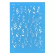 Silk Screen Moiko 74x105 mm - Motivo pequeñitas plumas 7.10