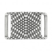 Entrepieza pasador motivo étnico para cordón 20mm plateado antiguo|raw }}