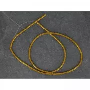 Mini-Hematites rocallas tubos 2.2x2mm Golden x40 cm