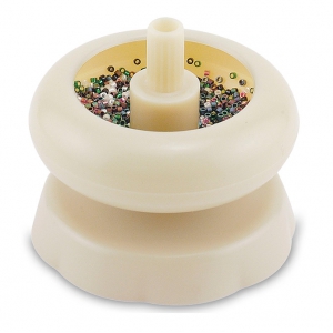 Beadalon Spin-N-Bead - Cargador de cuentas Mini de plástico 6,5 cm
