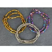 Mini-Hematites cubos 2.2 mm Light Copper x40 cm