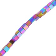 Mini-Hematites cubos 2.2 mm Iris x40 cm|raw }}