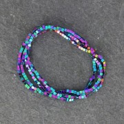 Mini-Hematites cubos 1.4 mm Iris x40 cm