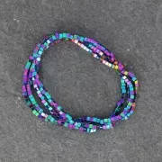 Mini-Hematites cubos 1.4 mm Iris x40 cm