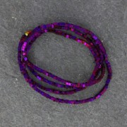 Mini-Hematites cubos 1.4 mm Dark Purple Metallic x40 cm
