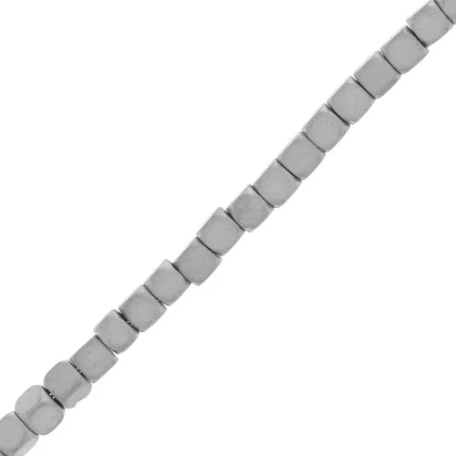 Mini-Hematites cubos facetados 1.8 mm Mat Labrador x40 cm