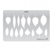 Placa rígida para arcillas poliméricas 152x100 mm motivos Hojas|raw }}