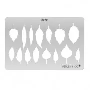 Placa rígida para arcillas poliméricas 152x100 mm motivos Hojas