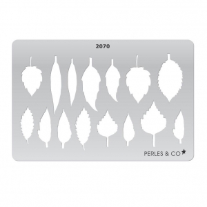 Placa rígida para arcillas poliméricas 152x100 mm motivos Hojas