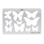 Placa rígida para arcillas poliméricas 152x100 mm motivos Mariposas|raw }}