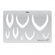 Placa rígida para arcillas poliméricas 152x100 mm motivos Conjunto Indio