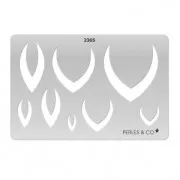 Placa rígida para arcillas poliméricas 152x100 mm motivos Conjunto Indio