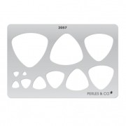 Placa rígida para arcillas poliméricas 152x100 mm motivos Triángulos redondeados|raw }}