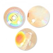 Cuentas redondas 4 mm Crystal Orange Rainbow x50|raw }}