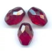 Aceitunas facetadas 11x8 mm Siam x20