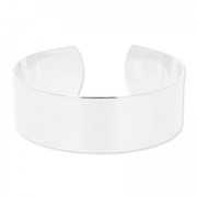Base pulsera de latón 20x180 mm plateado x1|raw }}