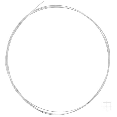 Alambre semiduro - recocido 0,8 mm - Plata 925 x1m