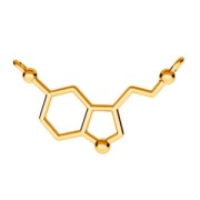 Entrepieza 2 anillas serotonina 28x15mm de Plata 925 dorado con oro fino x1|raw }}