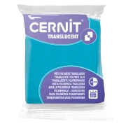 Pasta Cernit translúcida - Azul turquesa (n.º 280) x 56 g