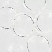 Cup Buttons 14 mm Crystal x5