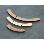Entrepieza para collar 52x10 mm de madera Naturel x1
