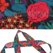 Cinta cortada al bies Liberty Ciara Fuchsia x 1m|raw }}