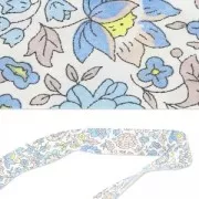 Cinta cortada al bies Liberty Danjo Baby Blue x1m