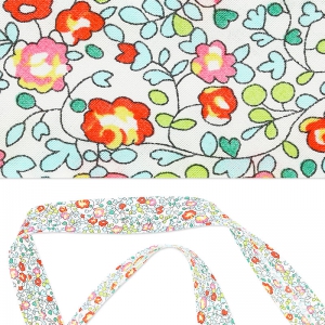 Cinta cortada al bies Liberty Eloïse Mint x 1m