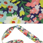 Cinta cortada al bies Liberty Thorpe Tutti Frutti x 1m