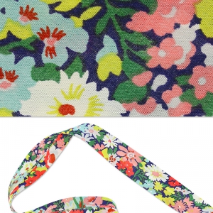 Cinta cortada al bies Liberty Thorpe Tutti Frutti x 1m