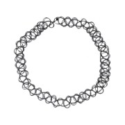 Collar Stretch Tattoo tamaño pequeño 12 mm Negro x1|raw }}