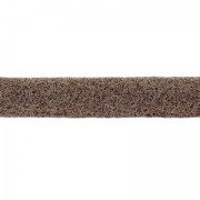 Cordón de cuero doble imitación ante irisado 5 mm Marrón x 50cm|raw }}