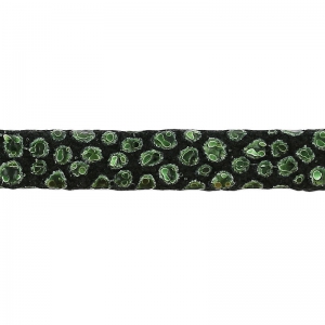 Cordón de cuero doble imitación ante imitación pescado 5 mm Khaki Myalico