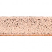 Cordón de cuero doble imitación ante myalizado agriyado 10 mm Pink Gold x 50cm|raw }}