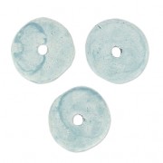 Arandelas de ceramica 8.5 mm Azul gris mat x20|raw }}