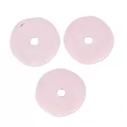 Arandelas de ceramica 8.5 mm Malva claro mat x20
