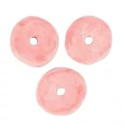 Arandelas de ceramica 8.5 mm Light Rose mat x20