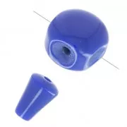 Conjunto de cuentas Gurú 15 y 11 mm azul oscuro x1