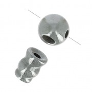 Cuenta Set cuentas gourous 7 y 8 mm Hematita x1