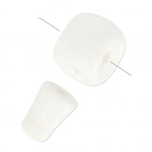 Cuenta Set cuentas gourous 12 et 9 mm Howlita x1