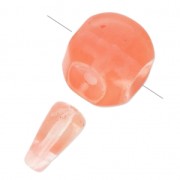 Cuenta Set cuentas gourous 16 et 15.5 mm Turmalina Rosa x1|raw }}