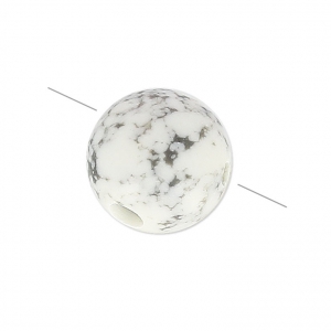 Cuenta Cuenta Gurú3 ajugeros 8 mm Howlite x1