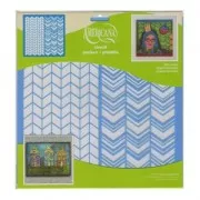 Esténcil Americana Cheurón 30.5x30.5 cm x1