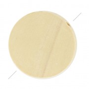 Cuentas de madera bruto Círculos Discos con Agujero 25 mm x10|raw }}