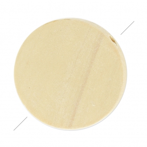 Cuentas de madera bruto Círculos Discos con Agujero 25 mm x10