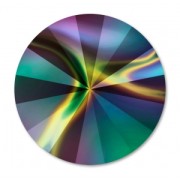 Cabuchón PureCrystal 1122 Rivoli 6 mm Crystal Rainbow Dark x1|raw }}