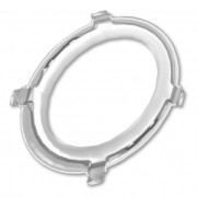 Engaste PureCrystal 4122 Oval Rivoli 14x10,5 mm Rodiado|raw }}